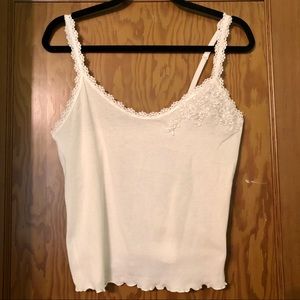 Victoria’s Secret White sequin camisole tank